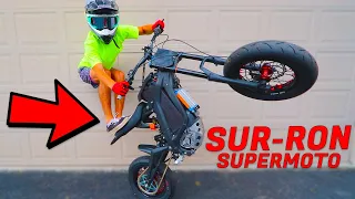 This Sur Ron X E Bike SUPERMOTO IS INSANE