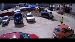 Подборка аварий и ДТП. Апрель 2016/25.Compilation of crashes and accidents.