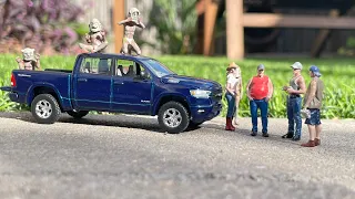 Auto World 2021 Dodge RAM 1500 BIG HORN “NEW casting”. American Diorama #autoworld #diecastcars