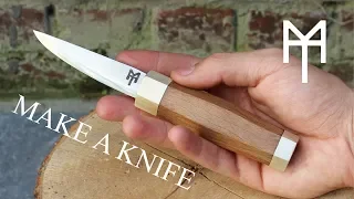 Making a woodcarving knife - start to finish