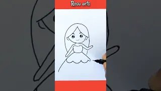 Fairy drawing for kids / #shorts #creativeart / rosu arts