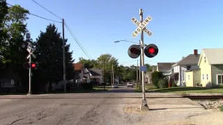 Clay Street Railroad Crossing - NS 1065 (S&A HU!), 9253, 9412, PRLX 8433, & NS 4081 in Frankfort, IN