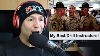 Former Marine Drill Instructor REACTS + MY TOP US MARINE DRILL INSTRUCTORS