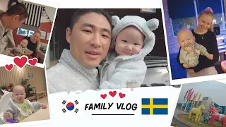 Korean Pediatrician & Christmas in IKEA - Korea ❤️ Sweden Family Vlog 한국 소아과 & 이케아 한국 스웨덴 국제커플 브이로그