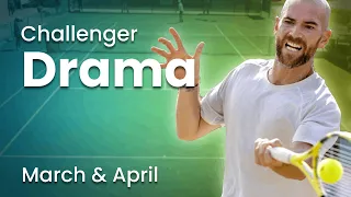 Tennis Angry Moments & Drama - Challengers - March & April 2023