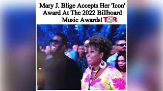 MARY J BLIGE ACCEPTS HER ICON AWARD AT THE 2022 BILLBOARD MUSIC AWARDS