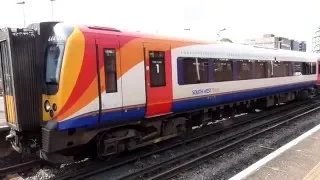 Southwest Trains Class 444 Departing Woking (06/5/16)