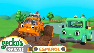 La gran carrera | 🐸 Garaje de Gecko | Carros para niños | Vídeos educativos