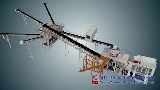 Zhekuang 250 TPH Modular Design Crushing & Screening Plant