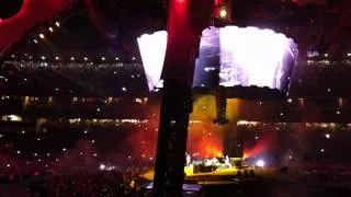U2 360 Tour- Intro / Even Better Than the Real Thing live @ ANGEL STADIUM