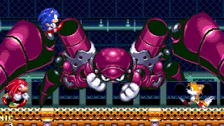 Team Sonic VS Pink Burner ~ Sonic 3 A.I.R. mods ~ Gameplay