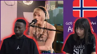 OUR REACTION TO P3 Live: AURORA "God is a woman" Ariana Grande cover