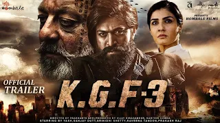 K.G.F: Chapter 3 - Trailer | HINDI | Rocking Star Yash | Prabhas | Raveena Tondon | Prashanth Neel