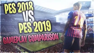 [TTB] PES 2019 vs PES 2018 - Gameplay Comparison! - Comparing Superstar Difficulty