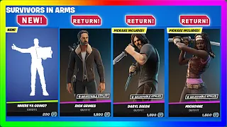 *NEW/RETURN* Where Ya Going Emote, Survivors In Arms #TWD !🎅 (Fortnite Shop) December 20, 2022