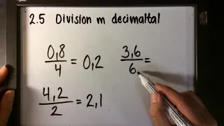 Åk 5  2.5 Division med decimaltal