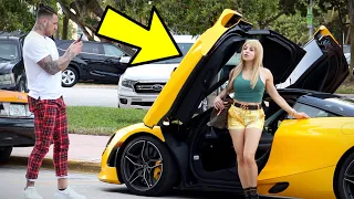 EXPOSING A GOLD DIGGER WITH MY MCLAREN!!