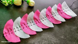 Wow!!!💕💕💕 Adorable Lovely Fabric Art For Craft Lover Detail Tutorial