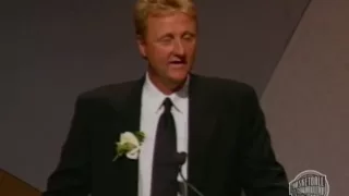 Larry J. Bird's Basketball Hall of Fame Enshrinement Speech