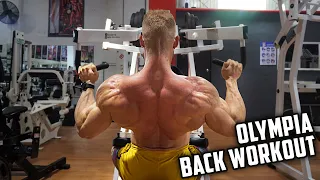 FULL BACK WORKOUT | 13 DAYS OUT OF THE O