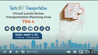 TPA 4 - Taste of Transportation Lunch Series Virtual Outreach
