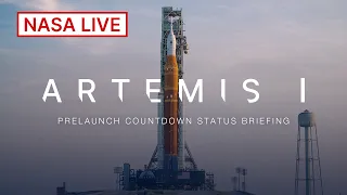 Artemis I Prelaunch Countdown Status Briefing (Aug. 28, 2022)