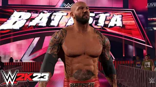 WWE 2k23 | Batista *UPDATED* Entrance (60 FPS)