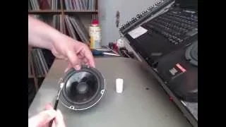 (HowTo) Reparatur Lautsprecher, Tausch der Sicke (Refoaming)  an einem JBL Control 1