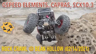 Gspeed Elements | Axial Capra | Axial SCX10.3 | Rock Crawling at Bean Hollow