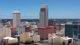 Omaha, NE by drone - July 11-12, 2020 (4K)