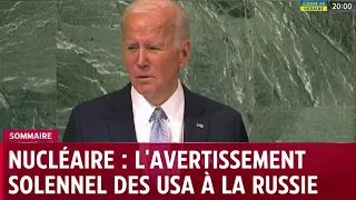 Nucléaire : l'avertissement solennel des USA à la Russie