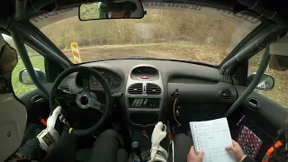 Rallye Kempenich '23 | ONBOARD WP2 Bell | Rijks/ Rijks | Peugeot 206 Rally Cup