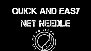 An easy bushcraft net needle