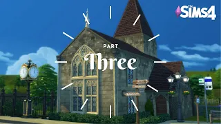 I built a Church with a *SECRET* basement 🙀⛪ | Let's Build a Village Part 3 | THE SIMS 4