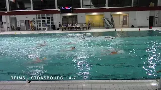 Water-Polo : French championship 2019-2020 : Reims - Strasbourg (Goals)