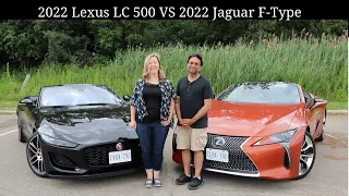2022 Lexus LC 500 & 2022 Jaguar F-Type - Top down, power up