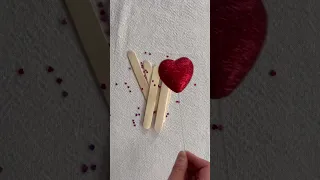 Valentine craft ideas, Popsicle stick crafts, Valentine’s Day craft, kids crafts