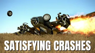 Satisfying Airplane Crashes, Extreme Impacts & More! V244 | IL-2 Sturmovik Flight Simulator Crashes