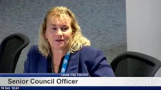 Leeds City Council - Strategy and Resources Scrutiny Board - Webcast - 16th October 2023