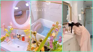 Safe Care Night Time Routine🎀 | Bathroom Sink Organizing | Living Room Organizing✨