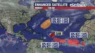 Hurricane Sam and tropical weather forecast: Sept 27, 2021