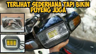 Full Proses cara jelas pasang lampu Dymaker di Astrea