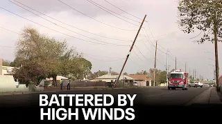 Powerful windstorm brought down powerlines across the Phoenix area