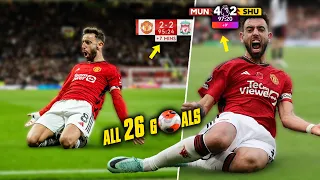 Bruno Fernandes All Goals & Assists So Far 2023/2024