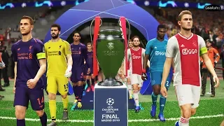 PES 2019 - Ajax vs Liverpool - Final UEFA Champions League UCL - Gameplay PC