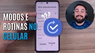 COMO CONFIGURAR "MODOS E ROTINAS" NO CELULAR DA SAMSUNG