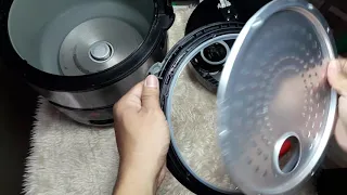 How to teardown Rice Cooker Lid - top cover remove for repair - Micromatic - Hanabishi