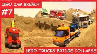 LEGO DAM BREACH #7 - LEGO TRUCKS BRIDGE COLLAPSE