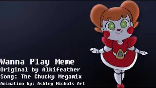 My Reaction to [FNAF Animation] Hi I'm Baby! (Wanna Play MEME)