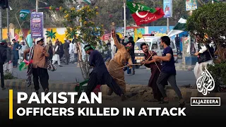 Pakistan violence: Several officers killed in attack on police station